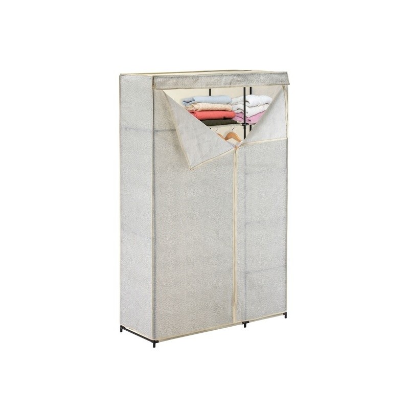 Spirella Penderie Avec étagères PP Aéré Gris & Beige MSV