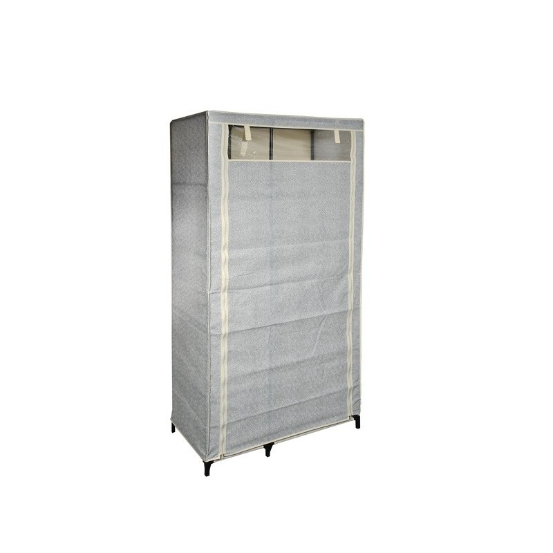 Spirella Penderie Avec étagères PP Aéré Gris & Beige MSV