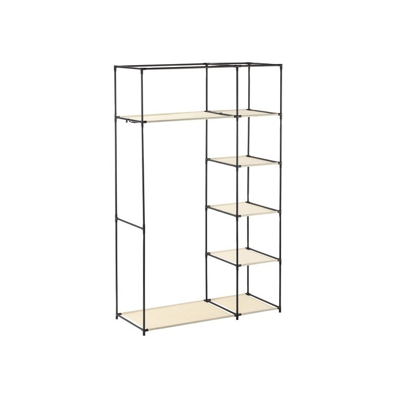 spirella Penderie avec étagères PP aéré Gris & Beige MSV