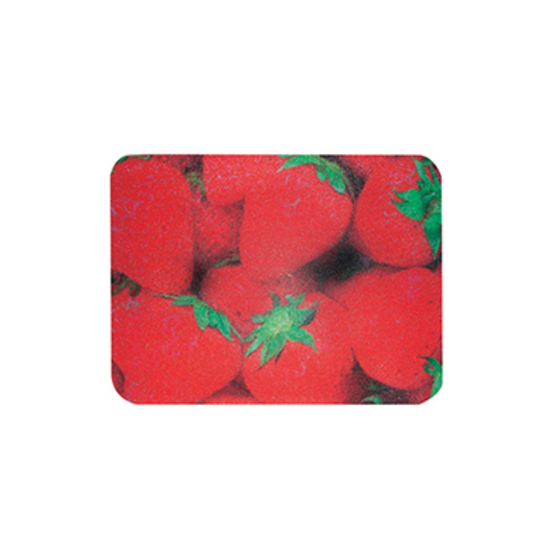 spirella Planche à  découper et dessous de plat en verre motif fraises MSV