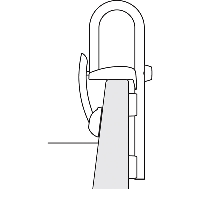 Spirella Poignée D'entrée Pour Le Bain Acier Inox Chromé Spirella