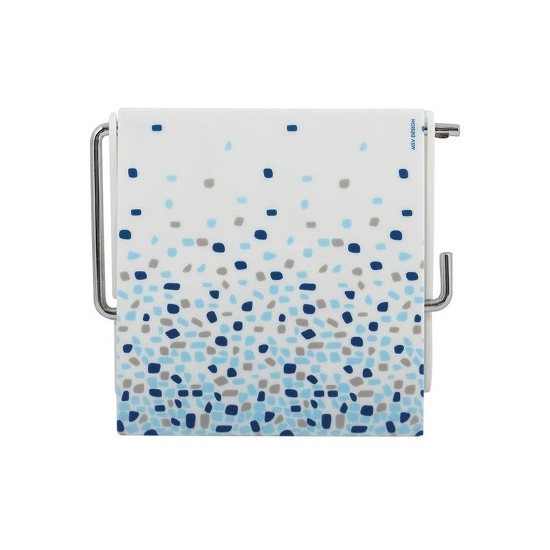 Spirella Porte Rouleau Papier Wc Mural BREST Bleu MSV
