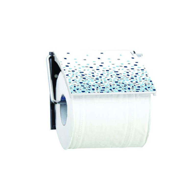 spirella Porte rouleau papier wc Mural BREST Bleu MSV