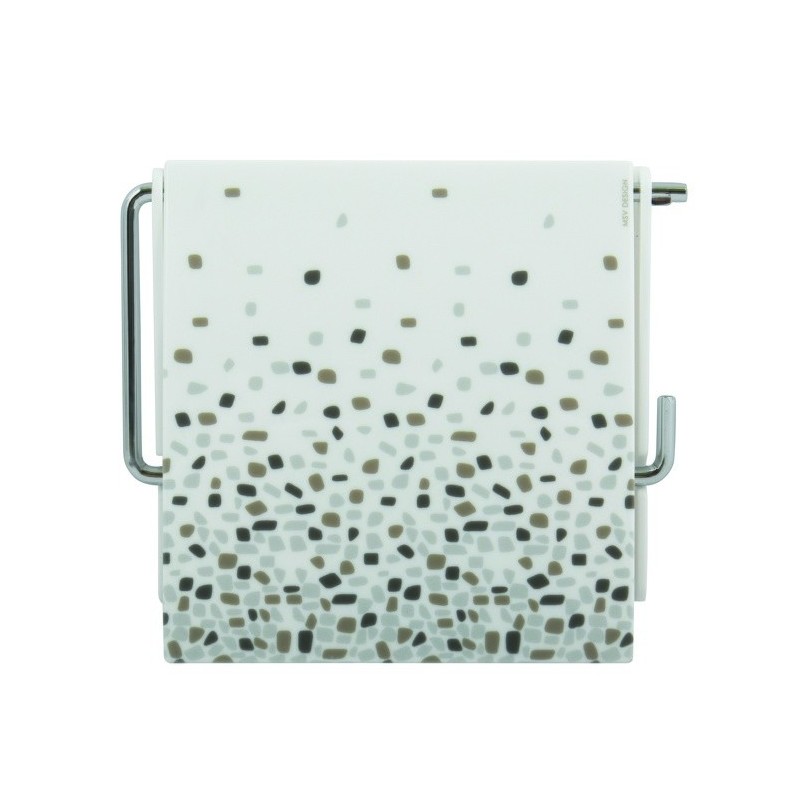 Spirella Porte Rouleau Papier Wc Mural BREST Gris MSV