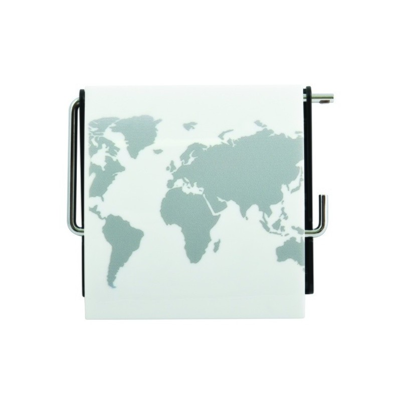Spirella Porte Rouleau Papier Wc Mural CARTE DU MONDE MSV