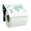 Spirella Porte Rouleau Papier Wc Mural CARTE DU MONDE MSV