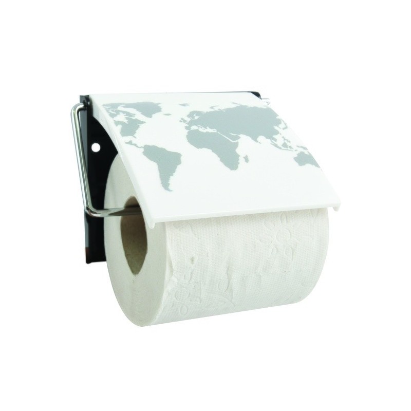 spirella Porte rouleau papier wc Mural CARTE DU MONDE MSV spirella Porte rouleau papier wc Mural CARTE DU MONDE MSV