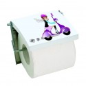 Spirella Porte Rouleau Papier Wc Mural Inox & MDF JANE MSV