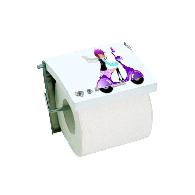 spirella Porte Rouleau Papier Wc Mural Inox & MDF JANE MSV