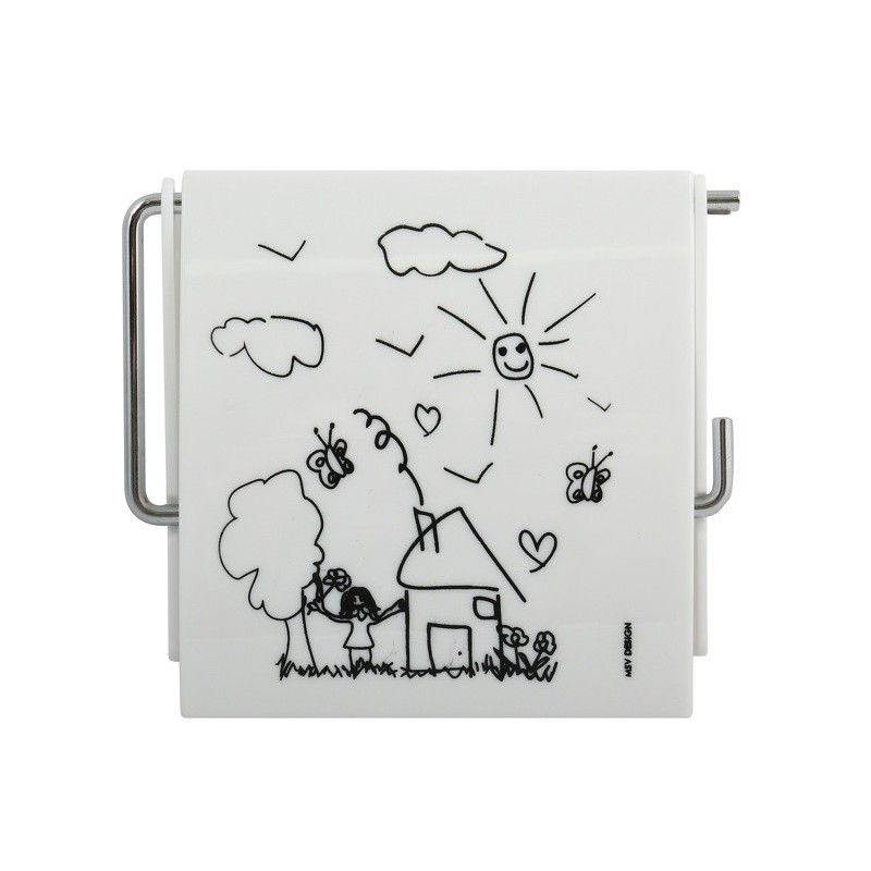 Spirella Porte Rouleau Papier Wc Mural Jardin D'enfants MSV