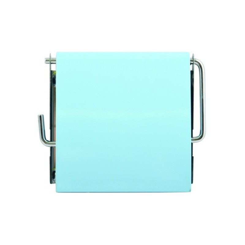 Spirella Porte Rouleau Papier Wc Mural MDF & Inox Bleu MSV