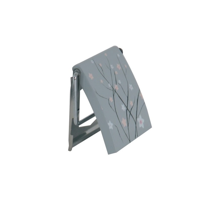 spirella Porte Rouleau Papier Wc Mural MDF & Inox JARDIN JAPONAIX Gris MSV