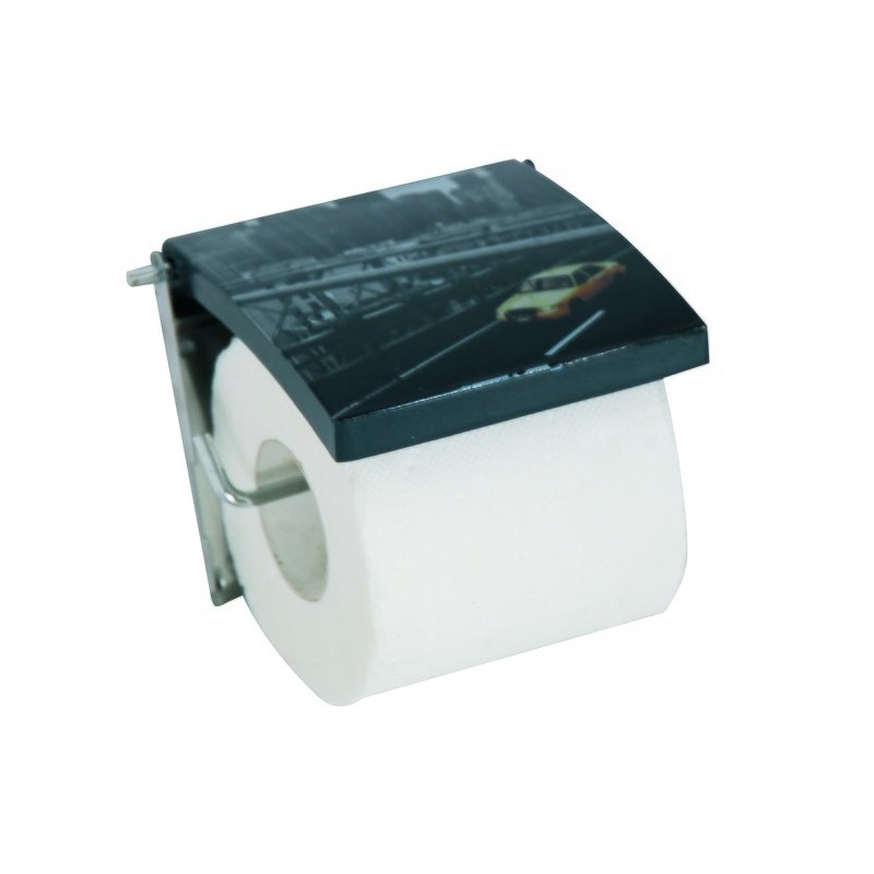 spirella Porte Rouleau papier Wc Mural Mdf Inox NEW YORK Gris MSV spirella Porte Rouleau papier Wc Mural Mdf Inox NEW YORK Gris MSV