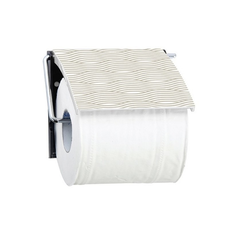 spirella Porte rouleau papier wc Mural WAVE Beige MSV