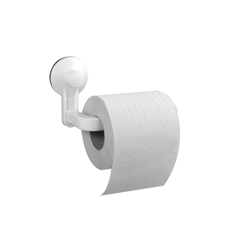 Spirella Porte Rouleau Papier Wc Ou Serviettes à  Ventouse PVC Blanc MSV