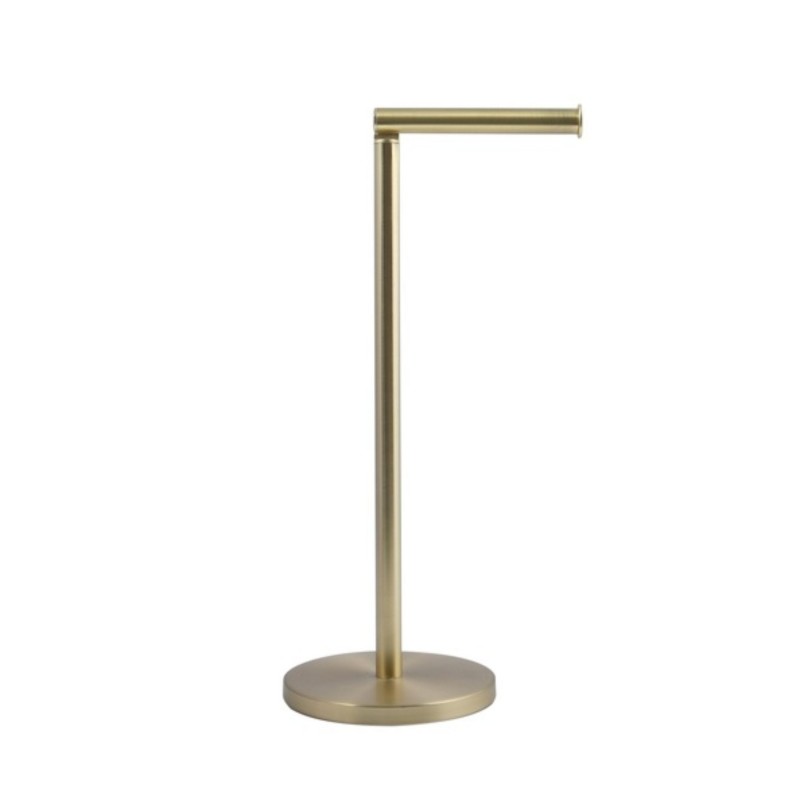 Spirella Porte Rouleau Papier Wc Sur Pied Acier Or MSV