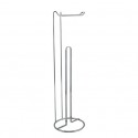 Spirella Porte Rouleau Papier Wc Sur Pied Avec Réserve AMY Acier Chromé MSV