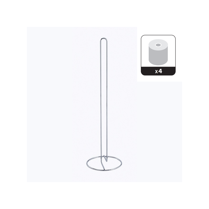 Spirella Porte Rouleau Papier WC Sur Pied STOCK Acier Chromé Spirella