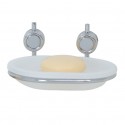 Spirella Porte Savon à  Fixer ABS Chromé SIMPLY Chrome MSV