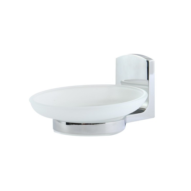 Spirella Porte Savon à  Fixer Verre & Chromé TAKU Transparent Spirella