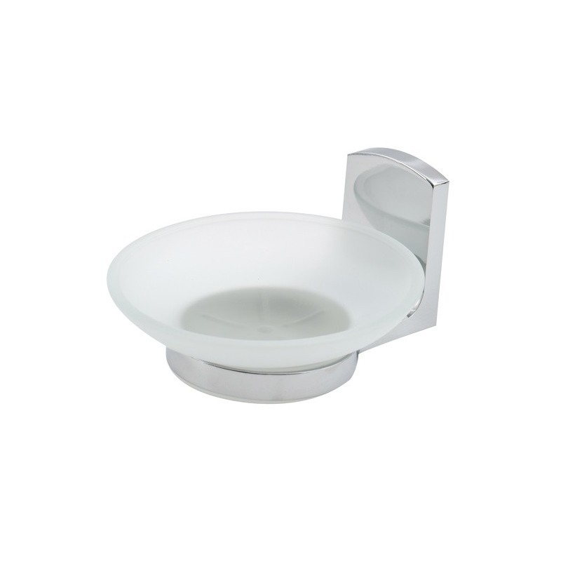 spirella Porte savon à  fixer Verre & Chromé TAKU Transparent Spirella