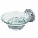 Spirella Porte Savon à Fixer Verre Et Acier Chromé LAGUNE Transparent Spirella