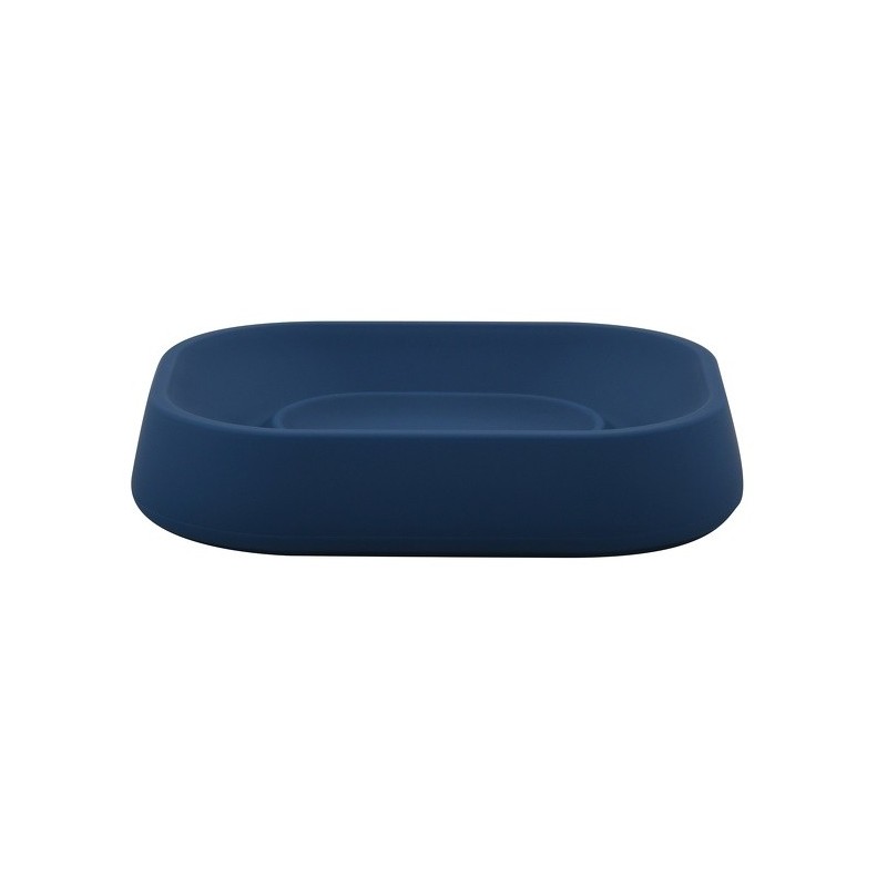 spirella Porte Savon ASTI Soft touch Bleu Foncé MSV