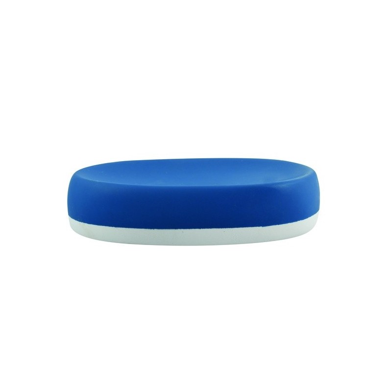 spirella Porte Savon Céramique CAGLIARI Bleu Foncé MSV