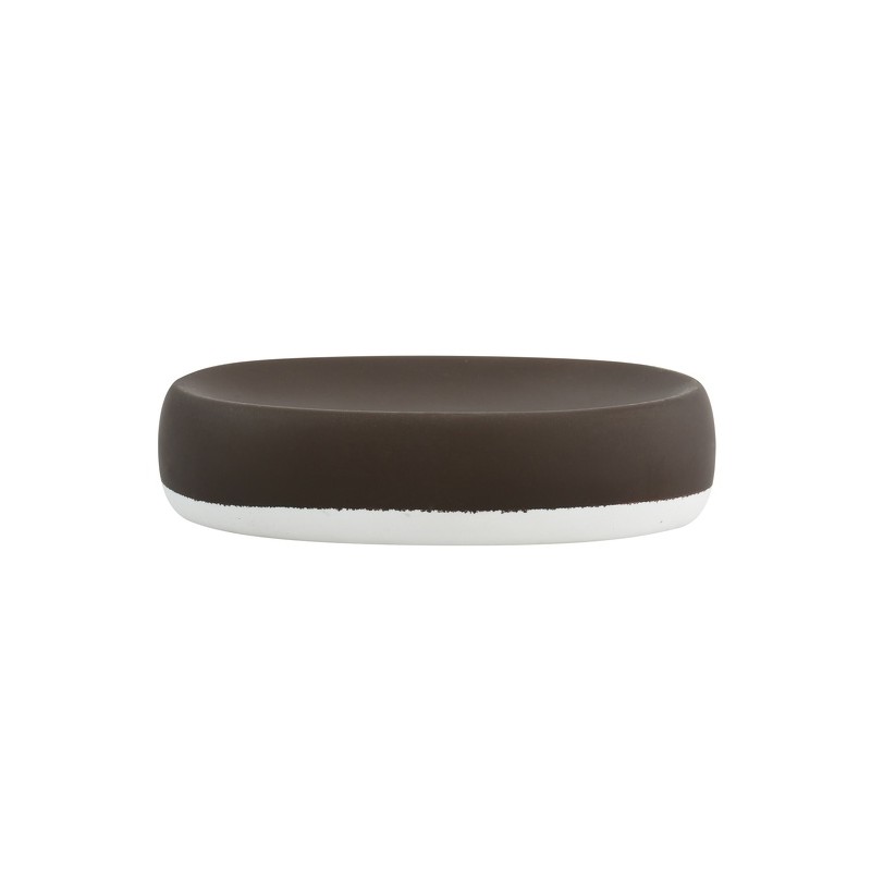 spirella Porte Savon Céramique CAGLIARI Chocolat MSV