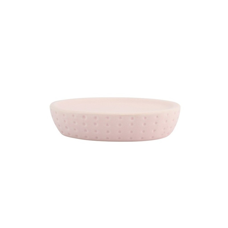 spirella Porte Savon Céramique CAMBERRA Rose Pastel MSV