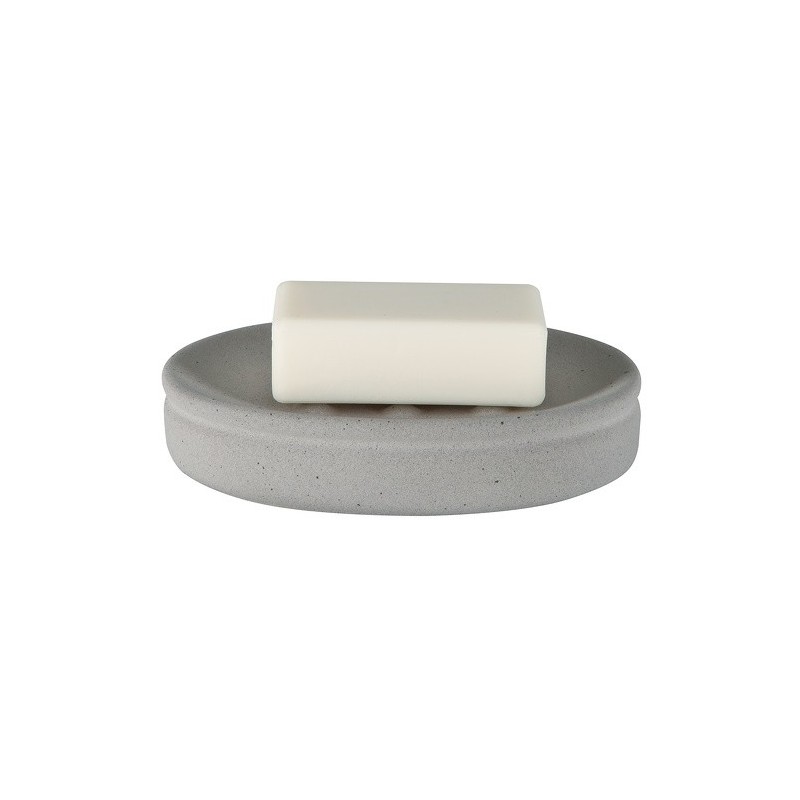 spirella Porte savon Céramique CEMENT Gris Spirella