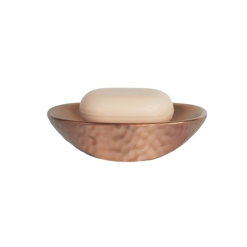 spirella Porte savon Céramique DARWIN HAMMERED Cuivré Spirella