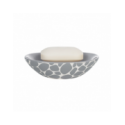 Spirella Porte Savon Céramique DARWIN PEBBLE Gris Spirella