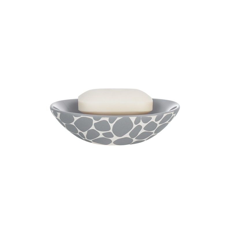 spirella Porte savon Céramique DARWIN PEBBLE Gris Spirella spirella Porte savon Céramique DARWIN PEBBLE Gris Spirella