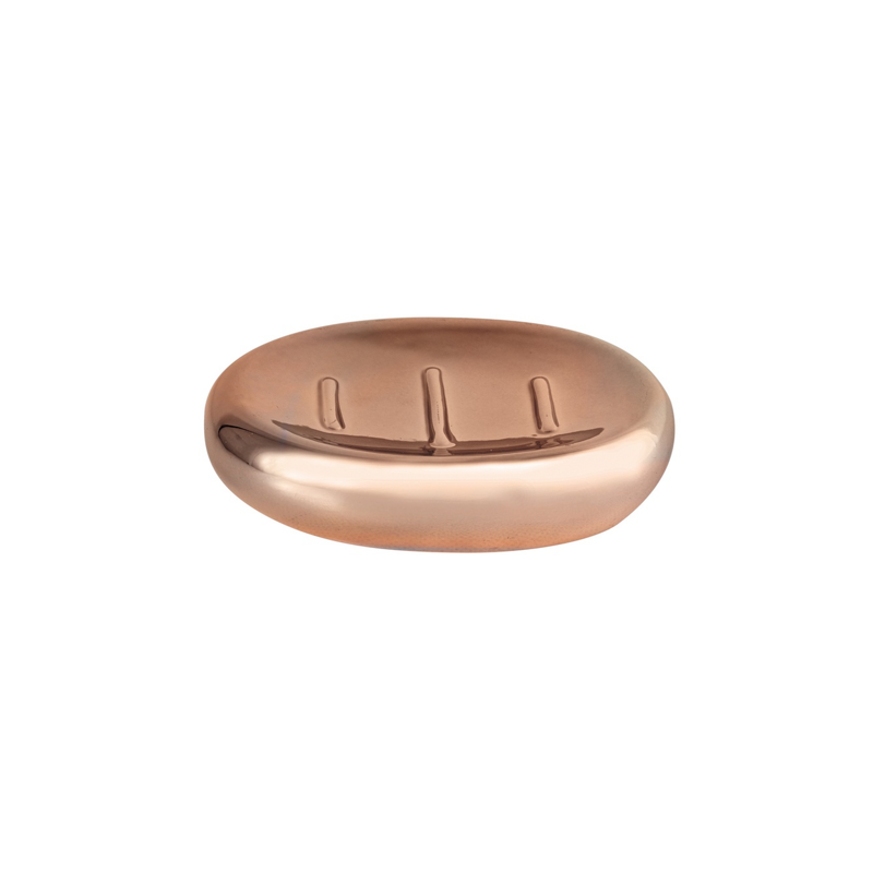 spirella Porte Savon Céramique Effet Cuivré KYMI MSV