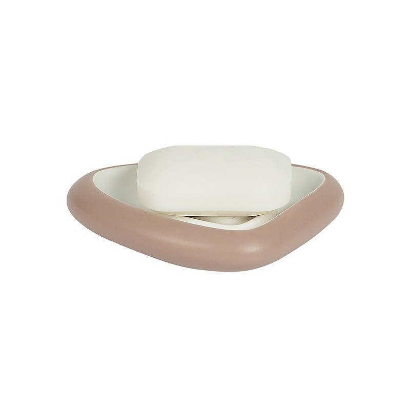 Spirella Porte Savon Céramique ETNA Beige Sable Spirella