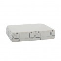 Spirella Porte Savon Céramique EVORA Gris & Blanc MSV