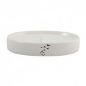 Spirella Porte Savon Céramique INDIA Blanc & Orange MSV