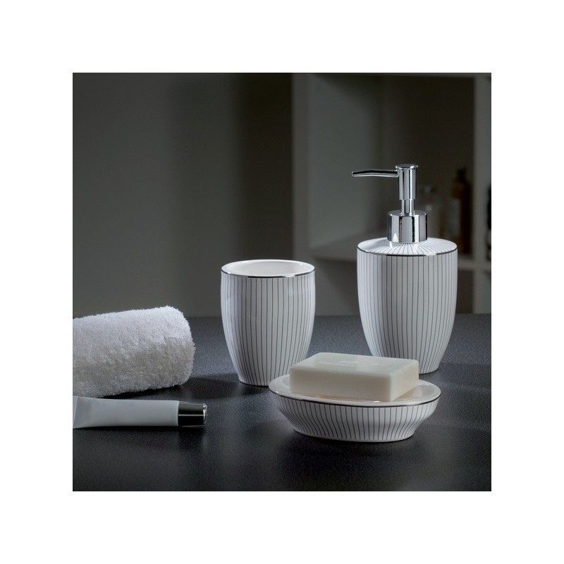 Spirella Porte Savon Céramique LIGNE Blanc Spirella