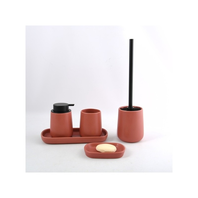 Spirella Porte Savon Céramique MAONIE Terracotta Mat MSV