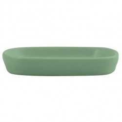 Spirella Porte Savon Céramique MAONIE Vert Basil Mat MSV