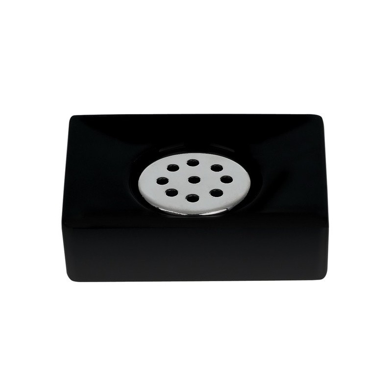 spirella Porte savon Céramique QUADRO MATT Noir mat Spirella