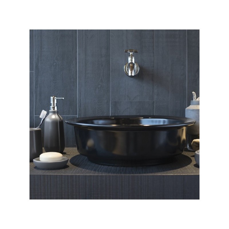 Spirella Porte Savon Céramique SENSE Anthracite Matt Elements By Spirella