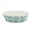 Spirella Porte Savon Céramique SINTRA Bleu Turquoise MSV