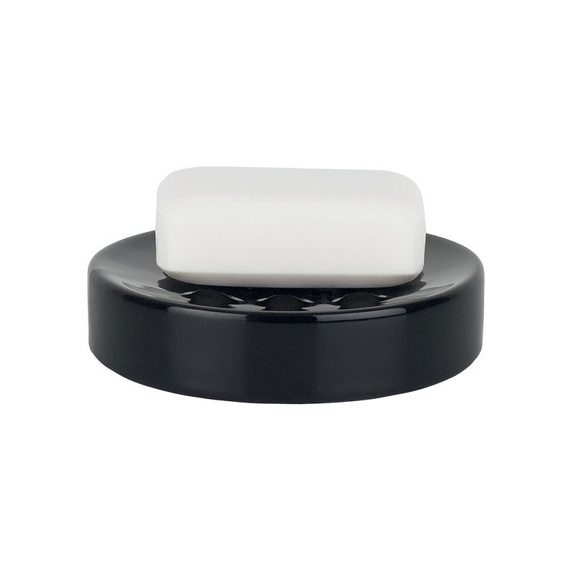 spirella Porte savon Céramique TUBE-MATT Noir Spirella
