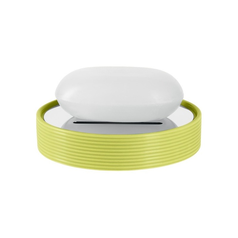 spirella Porte savon Céramique TUBE RIBBED Pistache Spirella