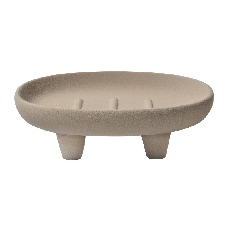 spirella Porte savon en Grès ORGANIC Cappuccino Spirella