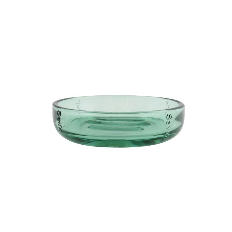 spirella Porte savon en verre DENVER Vert Transparent MSV
