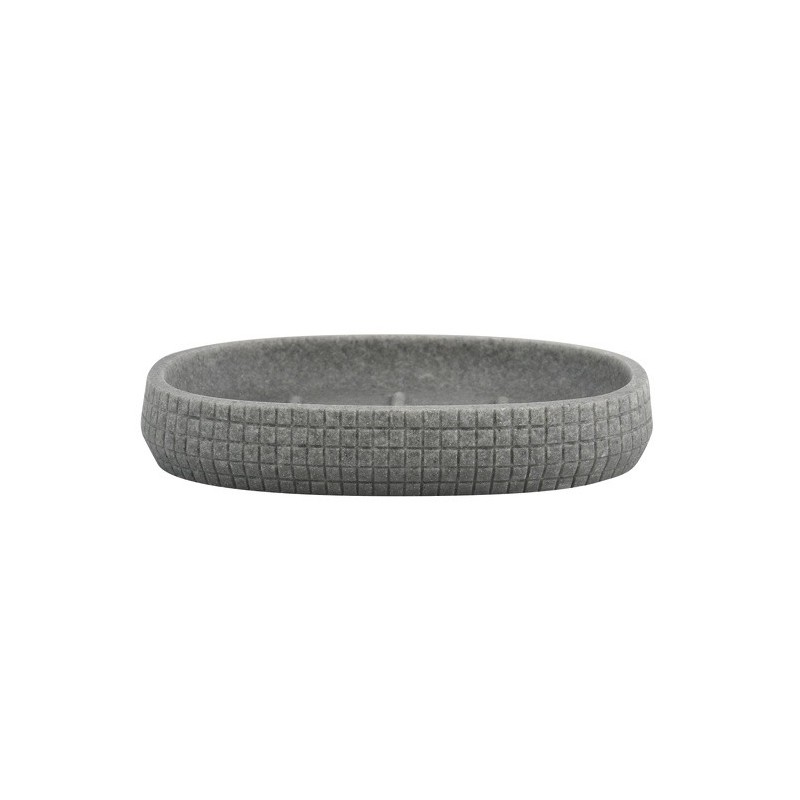 spirella Porte Savon Polyrésine NORDEN Gris Foncé MSV