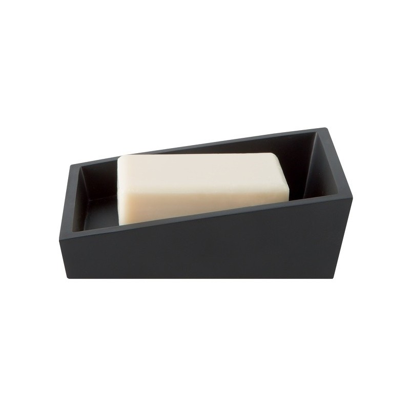 spirella Porte savon Polyrésine YOSHI Noir mat Spirella